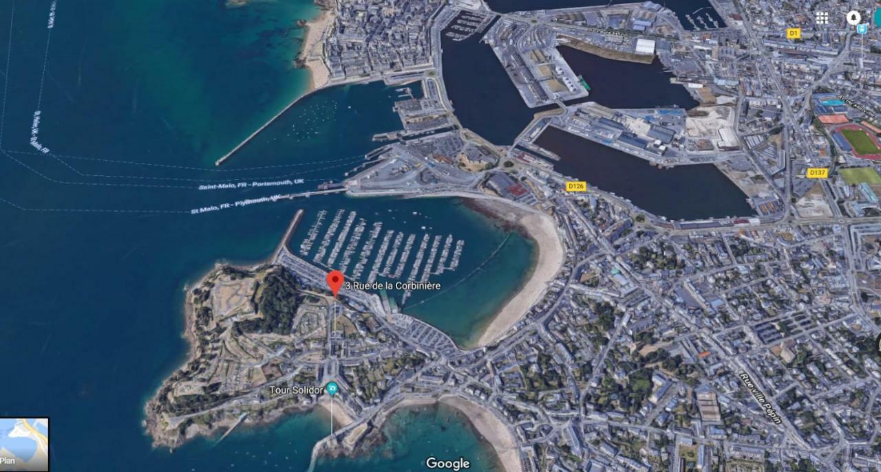 Apartmán Cosy Solidor Beach View Saint-Malo Exteriér fotografie